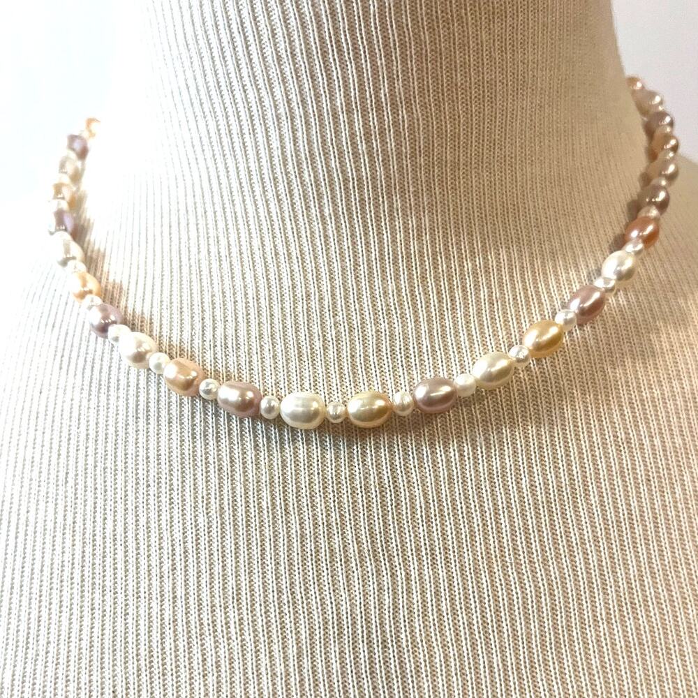 Genuine Pearl Choker Necklace NWT